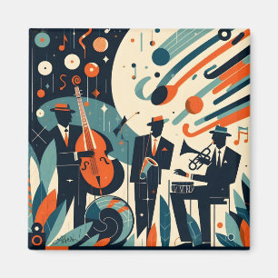 Aimant Trio d'ère du Jazz Moderne du Milieu du Siècle