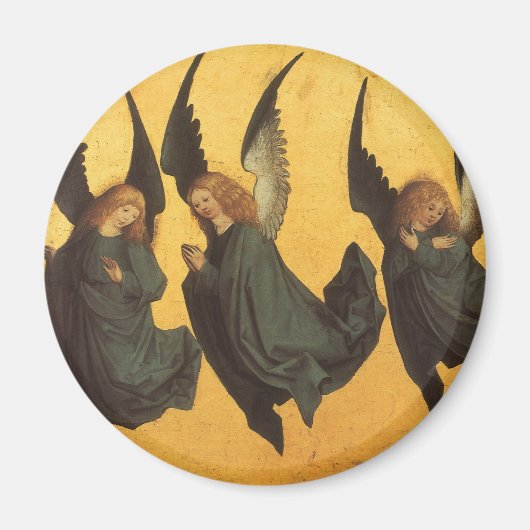 Aimant Trio des anges de la Renaissance par Maître du Hou (Devant)