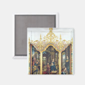 Aimant Triptyque de l'Adoration du Christ Infant (Recto/Verso)