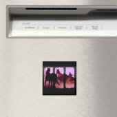 Aimant Triptyque de l'équitation sauvage (In Situ (Lave-vaisselle))