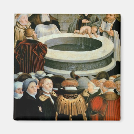 Aimant Triptyque, panneau gauche, Philipp Melanchthon (Devant)