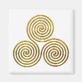 Aimant Triskele-or (Devant)