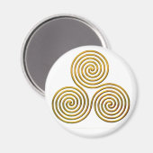 Aimant Triskele-or (Recto/Verso)