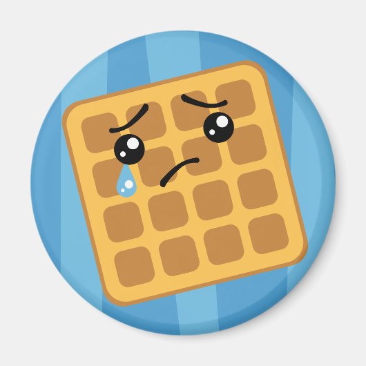 Aimant Triste gaufre (Devant)