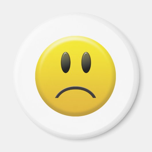 Aimant Triste visage (Devant)