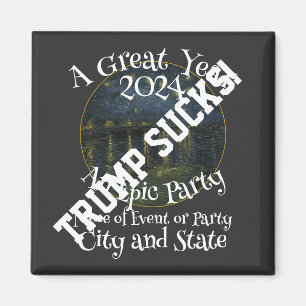 Aimant Trmp Tea Garden Surprise Party Block 2024