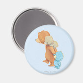 Aimant Trois adorables amis de l'ours (Recto/Verso)