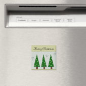 Aimant Trois arbres fantaisistes (In Situ (Lave-vaisselle))