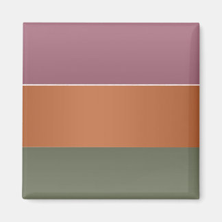 Aimant Trois bandes de couleur de finition métallique - A