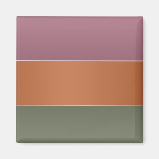 Aimant Trois bandes de couleur de finition métallique - A (Devant)