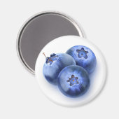 Aimant Trois bleuets (Recto/Verso)