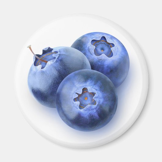 Aimant Trois bleuets (Devant)