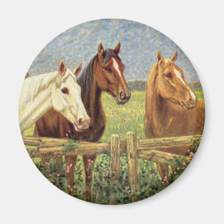 Aimant Trois Chevaux Vintages