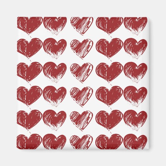 Aimant Trois coeurs (Devant)