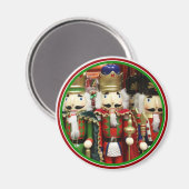 Aimant Trois Craqueurs Sages - Soldats Casse-Noix (Recto/Verso)