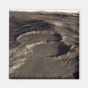 Aimant Trois cratères dans la région orientale de Hellas,