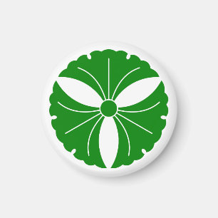 Aimant Trois feuilles de ginkgo