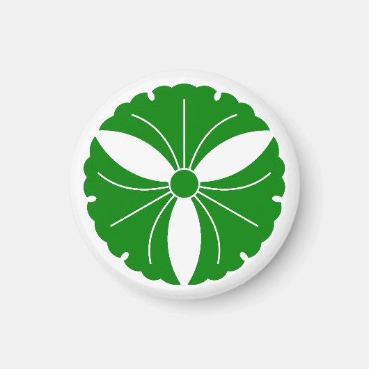 Aimant Trois feuilles de ginkgo (Devant)