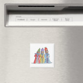 Aimant Trois hommes sages (In Situ (Lave-vaisselle))