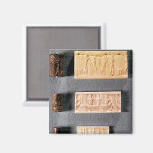 Aimant Trois joints cylindriques avec impressions, (Recto/Verso)