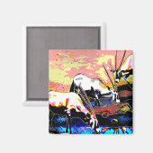 Aimant Trois Oryx (Recto/Verso)