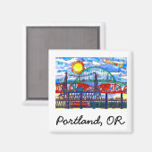 Aimant Trois ponts (Recto/Verso)