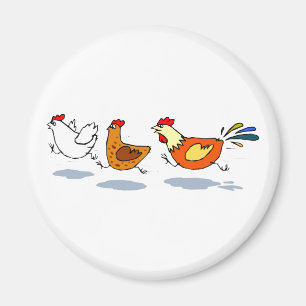 Aimant Trois poussins