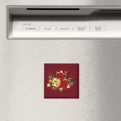 Aimant Trois roses de joaillerie (In Situ (Lave-vaisselle))