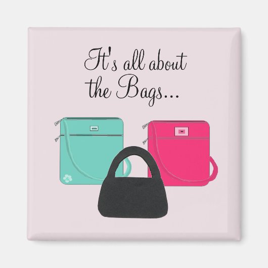 Aimant Trois sacs à main classiques à dire (Devant)