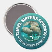 Aimant Trois sources soeurs (rd) (Recto/Verso)