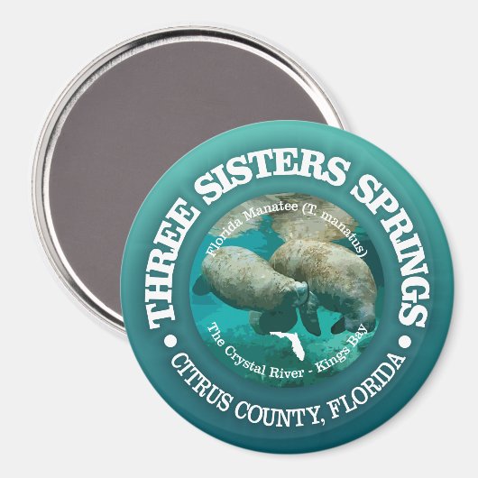 Aimant Trois sources soeurs (rd) (Recto/Verso)