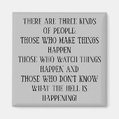 AIMANT TROIS TYPES DE PERSONNES (Devant)