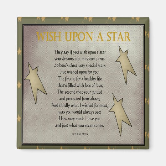 Aimant Trois voeux (Devant)