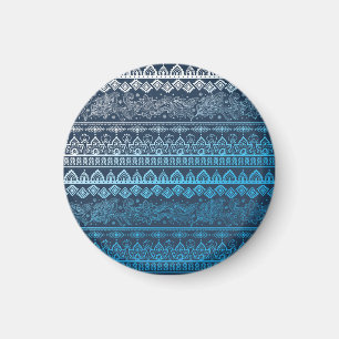 Aimant Troisième ethnie tribale, motif sans coutures.
