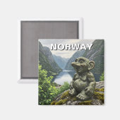 Aimant Troll Norvège (Recto/Verso)