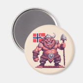 Aimant Troll norvégien (Recto/Verso)