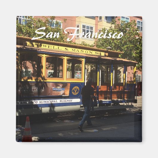 Aimant Trolley de San Francisco (Devant)