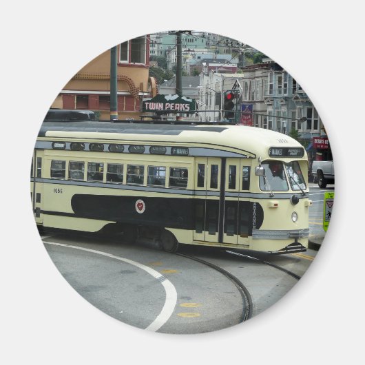 Aimant Trolley de San Francisco (Devant)