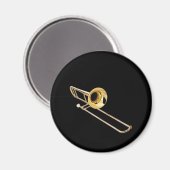Aimant "Trombone" design cadeaux et produits (Recto/Verso)