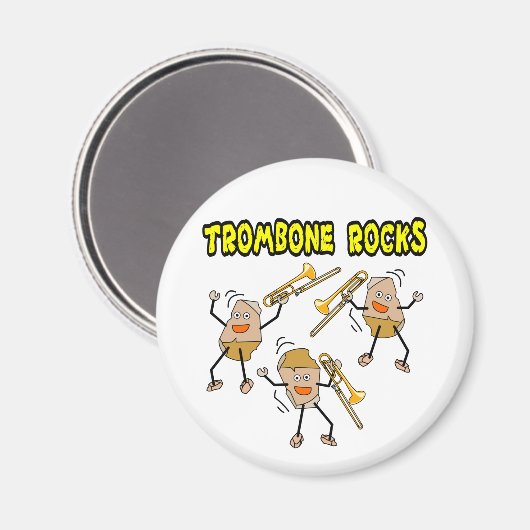 Aimant Trombone Rocks (Recto/Verso)