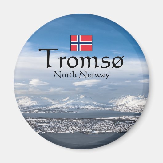 Aimant Tromso Norvège Souvenir (Devant)