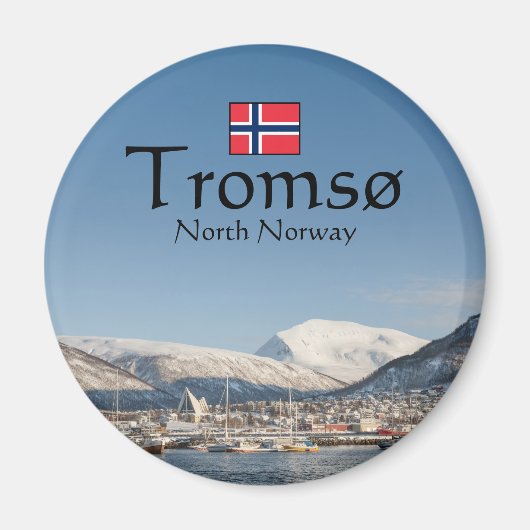 Aimant Tromso Norvège Souvenir (Devant)