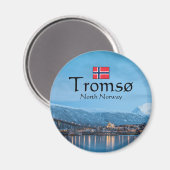 Aimant Tromso Norvège Souvenir (Recto/Verso)