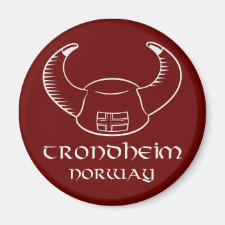 Aimant Trondheim Norvège Casquette viking