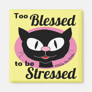 Aimant Trop Bénis Pour Être Stressés Chaton Mignon