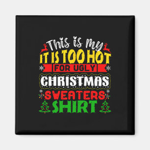 Aimant Trop Chaud Gros Chandail De Noël Drôle Hommes De N