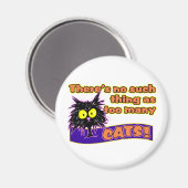 AIMANT TROP DE CHATS (Recto/Verso)