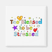 Aimant Trop Heureux Pour Être Stressé (Devant)