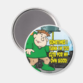 Aimant Trop mignon (Recto/Verso)