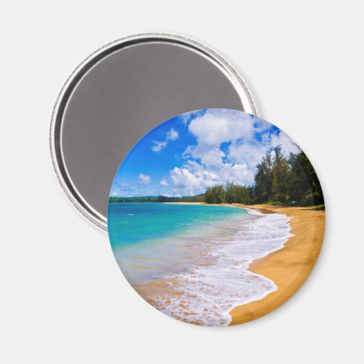Aimant Tropical beach paradise (Recto/Verso)